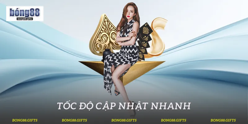 Tốc độ cập nhật nhanh 